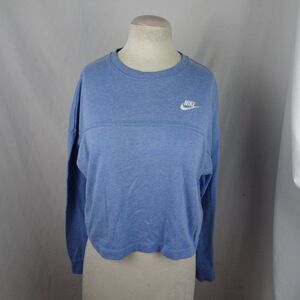 Nike Women Blue Crop Top Size L